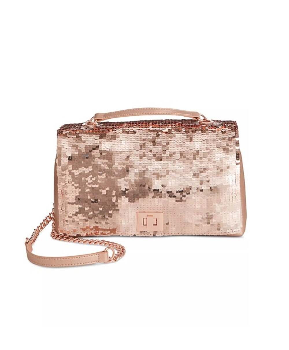 I.N.C. International Concepts Ajae Soft Sequin Top Handle Bag (MSRP $100)